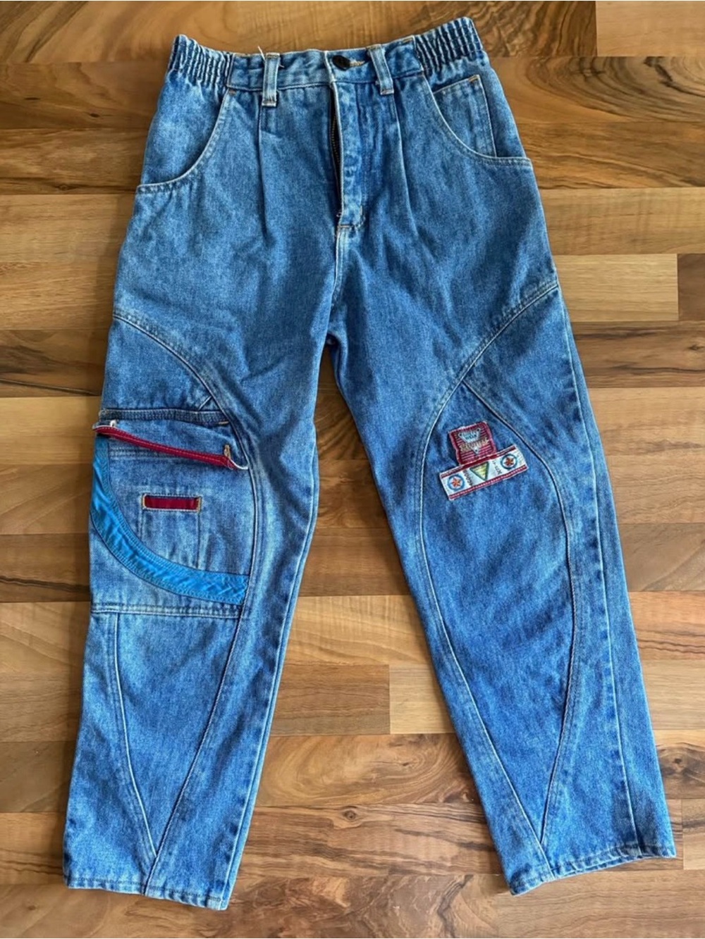 Vintage patchwork kids jeans